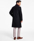 Фото #2 товара Men's Modern-Fit Solid Double-Breasted Overcoat