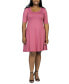 Plus Size Knee Length Dress