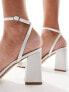 Be Mine Bridal Wink 2 heeled sandals in ivory satin