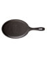 Cast Iron Fajita Skillet. Black Serving Platter Seasoned