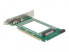 Delock 90051 - PCIe - U.2 - PCIe 4.0 - Green - PC - FCC