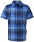 Men's Aerobora Patterned Button-Up Short-Sleeve Shirt