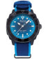 ფოტო #1 პროდუქტის Men's Swiss Automatic Seastrong Gyre Blue Plastic Strap Watch 44mm - Limited Edition