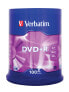 DVD+R Verbatim 4.7 GB Matt Silver 120 mm Spindle 100 шт.
