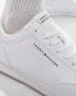 Tommy Hilfiger runner stripe trainers in white