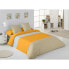 Duvet cover set Alexandra House Living Yellow Beige Pearl Gray Single 3 Pieces