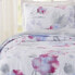 Фото #1 товара Twin/Twin Extra Long Teen Modern Luxe Floral Comforter Set Pink/Gray/Blue -