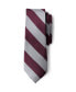 Burgundy/feather gray stripe