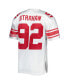 ფოტო #2 პროდუქტის Men's Michael Strahan White New York Giants Super Bowl XLII Authentic Throwback Retired Player Jersey