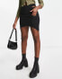 Фото #4 товара Urban Revivo co-ord thong detail mini skirt in black