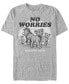 Фото #1 товара Disney Men's The Lion King No Worries Group Shot Short Sleeve T-Shirt