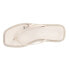 Фото #4 товара COCONUTS by Matisse Owen Platform Thongs Womens Off White Casual Sandals OWEN-1