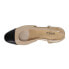 VANELi Tisha Slingback Womens Beige, Black Flats Casual TISHA-312671