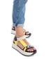 Фото #3 товара Women's Platform Sandals By Yellow With Multicolor Accent