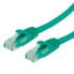 Фото #1 товара VALUE UTP Cable Cat.6 - halogen-free - green - 1 m - 1 m - Cat6 - U/UTP (UTP) - RJ-45 - RJ-45