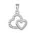 Two gold pendant hearts 249001 00490 07