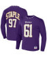 Men's NFL X Staple Purple Minnesota Vikings Core Long Sleeve Jersey Style T-shirt Фиолетовый, XL - фото #2