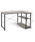 48'' Reversible L Shaped Computer Desk Home Office Table