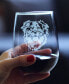 Фото #2 товара Australian Shepherd Face Aussie Dog Gifts Stem Less Wine Glass, 17 oz