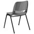 Фото #2 товара Hercules Series 880 Lb. Capacity Gray Ergonomic Shell Stack Chair