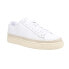 Puma Basket Trim Seaside Drills Lace Up Mens White Sneakers Casual Shoes 400854