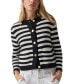 ფოტო #1 პროდუქტის Women's Striped Sweater Jacket