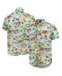 Фото #1 товара Men's Tan Dallas Cowboys Paradise Floral Button-Up Shirt