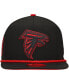 Men's Black Atlanta Falcons Captain Snapback Hat