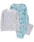 Baby 4-Piece Fairy 100% Snug Fit Cotton Pajamas 24M