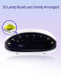 SunUV UV Lamp for Gel Nails LED Nail Dryer with 4 Timers LCD Display Infrared Sensor and Double Speed Curing 48 W pink