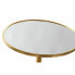 Side table DKD Home Decor Mirror Golden Metal (40 x 40 x 72 cm)