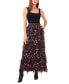 Фото #3 товара Women's Ruffled Floral-Print Maxi Skirt