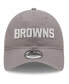 Фото #4 товара Men's Gray Cleveland Browns Core Classic 2.0 9TWENTY Adjustable Hat