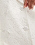 Y.A.S Bridal tailored lace bridal mini dress in white