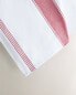 Striped tea towel