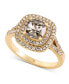 ფოტო #1 პროდუქტის Gold-Tone Pavé & Cushion-Cut Crystal Ring, Created for Macy's