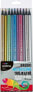 Фото #1 товара Цветные карандаши металлические треугольные Kidea 10 цветов