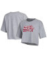 ფოტო #1 პროდუქტის Women's Gray Alabama Crimson Tide Boyfriend Cropped T-shirt