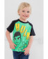 Фото #2 товара Футболка для малышей Marvel Мальчики Паук и его удивительные друзья 4 шт. Рубашки с высоким воротником Красный / Синий / Черный / Зеленый