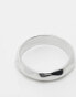 Фото #3 товара Faded Future textured band ring in silver