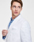 Фото #3 товара Men's Slim-Fit Stretch Solid Linen Double-Breasted Suit Separate Jacket, Created for Macy's