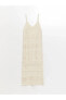 Фото #6 товара Платье LC WAIKIKI Классическое с V-образным вырезом вязаное на бретельках для женщин