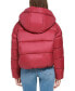 Фото #2 товара Women's Cropped Hooded Puffer Jacket