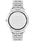 Men's Elliot Silver-Tone Stainless Steel Bracelet Watch 40mm