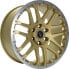 Колесный диск литой Etabeta Combat CV gold matt lip + cap polished 8x17 ET50 - LK6/139.7 ML93.1