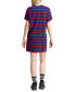 Фото #2 товара Women's Striped Cotton Jersey Dress