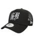 Фото #1 товара Men's Black Chelsea Wordmark Overlay A-Frame Trucker 9FORTY Adjustable Hat