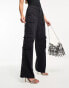 Фото #4 товара AllSaints Frieda straight leg trousers in black