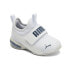 Фото #2 товара Puma Axelion Slip On Toddler Boys White Sneakers Casual Shoes 39035804