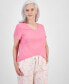 Фото #3 товара Women's Printed Drawstring Pajama Pants, Created for Macy's